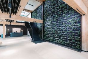 groene muur nieuwbouw